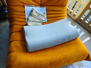 九花  中药枕头助眠记忆棉零压护颈椎助睡眠枕菊花茶叶保健枕深睡枕头 灰色绒枕套记忆棉低枕7cm 单只 44cm*22cm 400g药包 实拍图