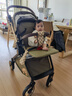 Justyes嘉也泡芙双向高景观婴儿推车可坐可躺轻便折叠新生儿宝宝婴儿车 抹茶绿plus【靠背三档机械调节】 实拍图