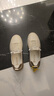 BOOLFEN轻奢男鞋2025新款秋冬季透气真牛皮小白鞋休闲德训鞋百搭板鞋子男 米色【正品男鞋】 41 (255mm) 实拍图