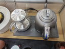 容声（RONGSHENG）全自动底部上水电热水壶嵌入式茶台烧水壶一体机茶具套装自动抽水烧水器电茶炉保温泡茶煮茶电水壶 1.2L 双边上水煮茶款|316钢|高低水位感应 实拍图