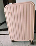 袋鼠（KANGAROO）行李箱男大学生小清新女拉杆箱高颜值万向轮旅行箱多功能密码皮箱 茱萸粉【升级多功能】 28英寸 【长途出差旅行箱】 实拍图