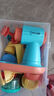 得力(deli)12色抑菌彩泥橡皮泥 黏土手工DIY非轻型粘土玩具易收纳套装 儿童生日幼儿园开学文具礼物蓝 实拍图