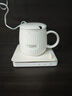 京严加热杯垫办公室养生恒温热水热牛奶神器家用婴儿温奶热奶器中药垫多功能迷你烧水煮茶保温杯暖水杯 陶瓷杯【杯垫+杯子】整套礼盒装 0.35L 实拍图