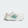 adidas EQUIPMENT+休闲网面boost跑步鞋男女阿迪达斯官方轻运动 白色/绿色/浅灰色 43 实拍图