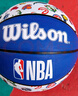 Wilson威尔胜NBA球队系列耐磨橡胶室外成人全队徽篮球花球7号球 实拍图