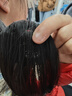 邦帛世空气刘海 假发女头顶假刘海片仿真人发丝自然前额无痕齐刘海发片 空气刘海【自然黑】有鬓角 实拍图