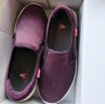 足力健老人鞋一脚蹬散步鞋艾草健康妈妈鞋休闲鞋冬季女鞋 1616Z绛紫41 实拍图
