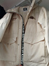 卡帕（Kappa）背靠背运动羽绒服男2025新款冬户外保暖上衣开衫外套女K0EZ2YY01D 桦木白-0114 S 实拍图