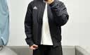 adidas户外休闲保暖飞行员棉服夹克外套男装秋冬阿迪达斯轻运动   黑色   L 实拍图