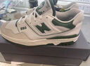 NEW BALANCE  NB550 官方板鞋男鞋女鞋情侣复古低帮百搭潮鞋休闲运动鞋 白色/浅灰/墨绿 BB550WT1 41.5 (脚长26cm) 实拍图