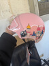 BIGBRO K15粉色梦幻城堡 新国标3C认证摩托车电动车骑行头盔男女通用四季防晒电瓶车夏季半盔 实拍图