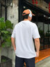真维斯（Jeanswest）冰丝t恤男夏季网眼速干防晒短袖青少年户外运动休闲宽松体恤汗衫 白色(自由笔尖胸标) L /175(体重120-140斤左右) 实拍图