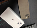 尚苏 适用于 iPhone13手机壳苹果13保护套防摔镜头全包软壳简约轻奢羊巴皮硅胶外壳女男款皮套灰色 实拍图
