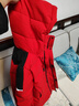 探路者（TOREAD）旗舰 儿童羽绒服男女中大童装冬季防风长款外套大衣潮 活力红 140 实拍图