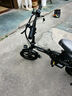 五羊2025新国标3C电动自行车代步代驾铝合金/高碳钢锂电池折叠电动车 G系-7减震-30A纯电80km 实拍图