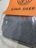 鹿王（KING DEER）【全羊绒】山羊绒衫女100%半高领打底针织衫纯色简约秋冬轻薄内搭 灰色 170/88A 实拍图