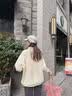 名创优品（MINISO）摇粒绒外套女秋冬季2026年新款潮流冲锋内胆衣服抓绒保暖女士夹克 【420G重磅奥粒绒】米白色(爱艺心胸标) 加厚 M 160 (体重105-125斤) 实拍图