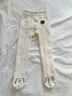 棉孖宝宝连裤袜秋冬可爱卡通珊瑚绒婴儿打底裤加绒新生儿连体裤袜子 奶白 1条 0-1岁 (XS) 【建议身高60-80CM】 实拍图