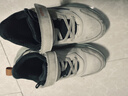 鸿星尔克（ERKE）童鞋鸣鸥2.0男女童加棉跑鞋儿童保暖棉鞋浮岩灰/正黑35 实拍图