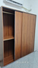 久雅【包安装】新中式衣柜简易卧室推拉门现代简约实用衣橱木质柜子  140厘米主柜两门 实拍图