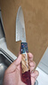 冠（Grand Sharp Art of knife）菜刀67层大马士革钢日式厨房刀具套装水果切菜片刀日本AUS10钢芯 DMS-121D万用刀 实拍图