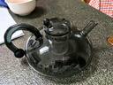 一朵棠茶壶高硼硅玻璃泡茶壶耐高温煮茶壶玻璃烧水壶鼠尾壶轻奢灰500ml 实拍图