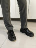 森马男鞋春季新款英伦商务正装皮鞋男软底结婚新郎伴郎鞋厚底德比鞋男 黑色 41 (255mm) 实拍图
