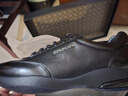 金利来（Goldlion）男鞋男士休闲鞋时尚柔软皮鞋耐磨休闲鞋56713007601B-黑色-41码 实拍图