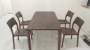 寻木之旅 实木餐桌椅组合北美黑胡桃木餐桌家用小户型吃饭桌子 1.6m餐桌+4把椅子 实拍图