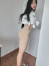 婷美收腹提臀裤女强力收小肚子夏季薄款高腰束腰产后塑形翘臀内裤肤2X 实拍图