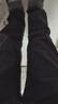 真维斯（JEANSWEST）牛仔裤男2025春夏季潮流简约直筒裤男休闲牛仔男士长裤黑色常规32 实拍图
