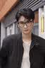 蔡司（ZEISS）镜片磁吸眼镜男款近视墨镜三合一开车专用防蓝光辐射可配度数镜框 超轻TR-A款亮黑框（买一送三） 眼镜框【免费试戴赠送运费险】 实拍图