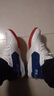 李宁（LI-NING）【雷霆LITE】羽毛球鞋男款耐磨舒适训练鞋AYTS020-4白/蓝色42/9 实拍图