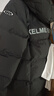 卡尔美（KELME） 长款羽绒服男冬季新款连帽厚款保暖外套运动休闲鸭绒大衣 黑色 L 实拍图