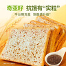 怡力低脂全麦面包黑麦孕妇无糖精饱腹0脂肪高纤吐司代餐饱腹早餐整箱 奇亚籽全麦吐司1100g 实拍图