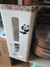 川岛屋装米桶家用防虫防潮密封米箱储存米罐自动出米缸大米收纳盒 24斤装白色(计量+自动出米) 实拍图