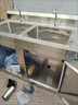 法耐（FANAI） 加厚304不锈钢一体水槽柜商用厨房洗菜盆洗手池洗碗池一体盆 【耐用左单槽】长100宽50高80 实拍图