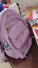 361°儿童书包小学生3-6年级护脊减负大容量英伦风双肩背包 紫 实拍图