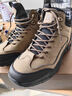 骆驼（CAMEL）厚底加绒棉保暖户外徒步男靴 G13W379077 卡其 44  实拍图