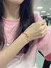 中国黄金本命年黄金手链女足金五福蛇转运珠红绳生日礼物送女朋友老婆实用 【爆富蛇宝】蛇年本命年礼物 实拍图