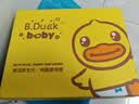 B.Duck小黄鸭童鞋儿童运动鞋冬季保暖灯鞋男女童发光二棉鞋5009米色27 实拍图