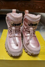 JEEP吉普儿童雪地靴冬季加绒加厚大棉棉鞋女童秋冬马丁靴 粉色31 实拍图