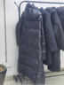 京东京造黑金鹅绒服羽绒服男女同款长款冬季情侣加厚外套男装衣服黑色XXL 实拍图