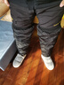 南极人（Nanjiren）护膝保暖电动车摩托车防风冬季骑行护腿加长加厚防寒老寒腿护具 【加厚黄金绒/防水布料】70CM 实拍图