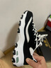 斯凯奇（Skechers）女鞋夏季小白鞋蕾丝休闲运动熊猫鞋黑色增高厚底老爹鞋 黑色/白色/BKW 38.5 尺码偏大，建议选小半码 实拍图