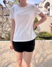 匹克速干运动套装女夏季跑步休闲羽毛球服透气两件短袖短裤女DF152002 实拍图