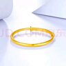 周六福（ZLF）  黄金手镯女款足金999光面金镯子手饰金耀镯 计价 16.57g 实拍图