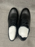 百丽通勤商务正装鞋男秋季系带真皮增高青年皮鞋A1208CM3预售 黑色 39 (245mm) 实拍图