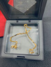 周大福 高升竹节黄金手链(工费260)17.5cm约2.65g EOF154 实拍图