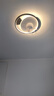 梵季客厅灯led吸顶灯现代简约大气中山灯具卧室餐厅灯风扇灯套餐组合 B款圆形50CM变频摇头+语音+APP 实拍图